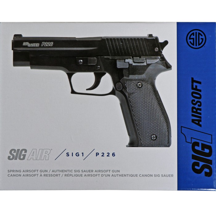 Sig Sauer, Airsoft Pistole, Federdruck, schwarz, 6mm, < 0,5 Joule